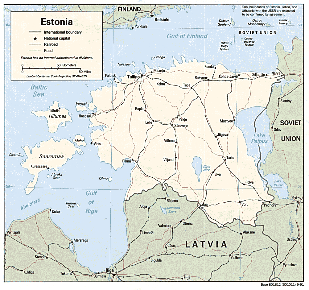 estonie carte